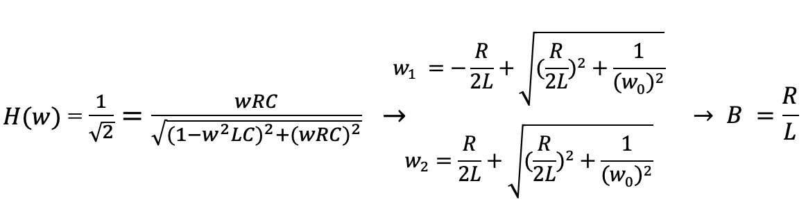 Transfer Function Bandwidth And Quality Factor In Rlc Circuits Rahsoft